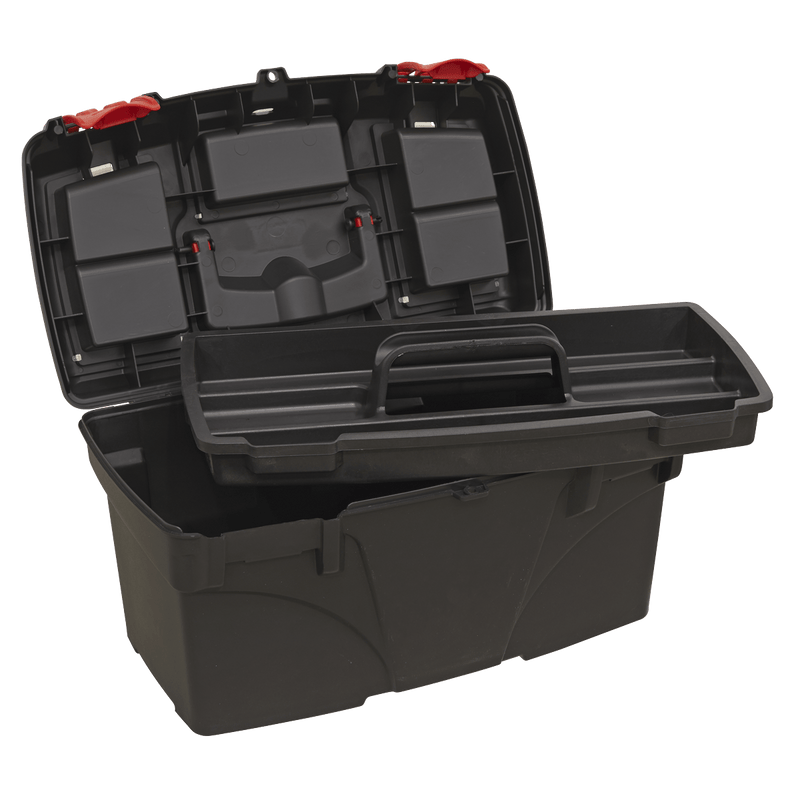 Sealey Tool Storage 430mm Toolbox with Tote Tray-AP430 5054630206597 AP430 - Buy Direct from Spare and Square
