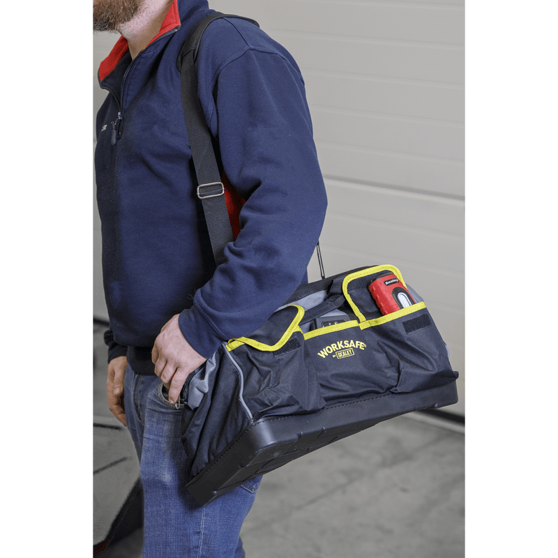 Sealey Tool Storage 440mm Worksafe® Tool Bag-WTTB19 5055257203082 WTTB19 - Buy Direct from Spare and Square