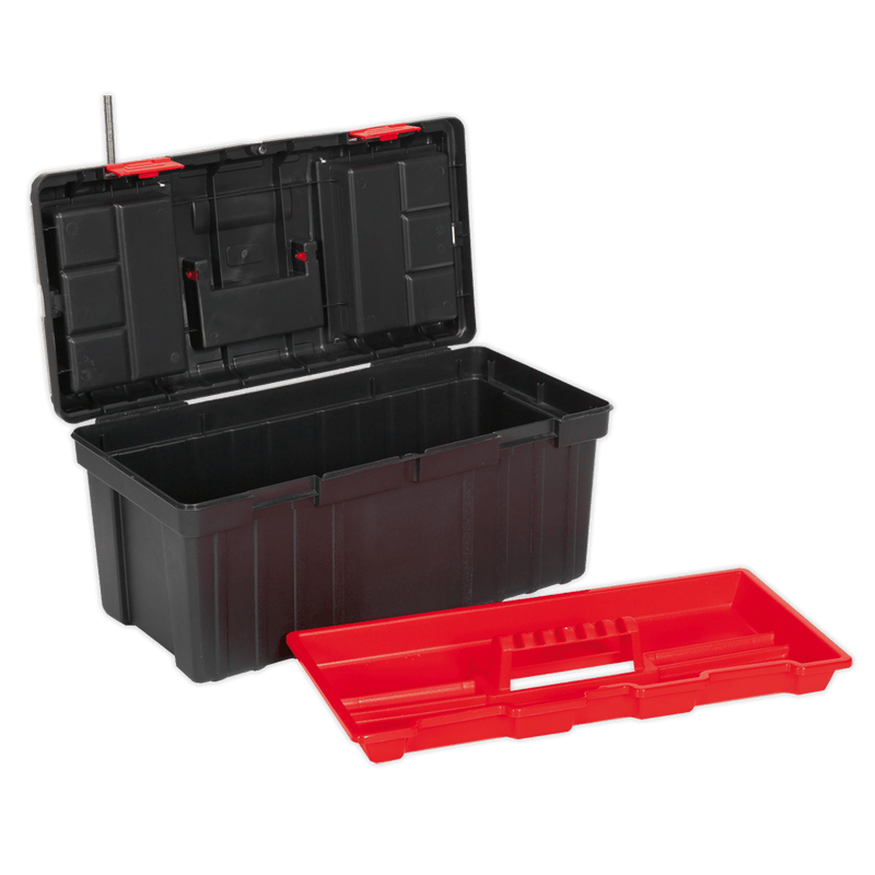 Sealey Tool Storage 490mm Toolbox with Tote Tray-AP490 5051747776531 AP490 - Buy Direct from Spare and Square