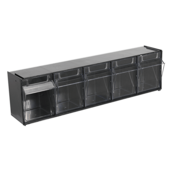 Sealey Tool Storage 5 Bin Stackable Cabinet Box-APDC5 5051747472068 APDC5 - Buy Direct from Spare and Square