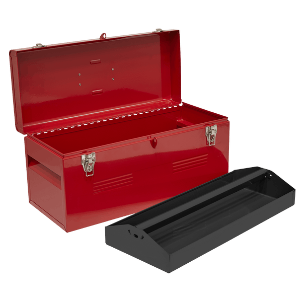 Sealey Tool Storage 510mm Toolbox with Tote Tray-AP533 5054511370997 AP533 - Buy Direct from Spare and Square