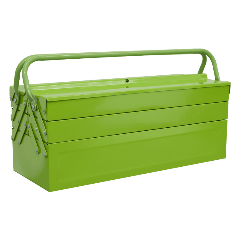 Sealey Tool Storage 530mm 4 Tray Cantilever Toolbox Green-AP521HV 5054630093098 AP521HV - Buy Direct from Spare and Square