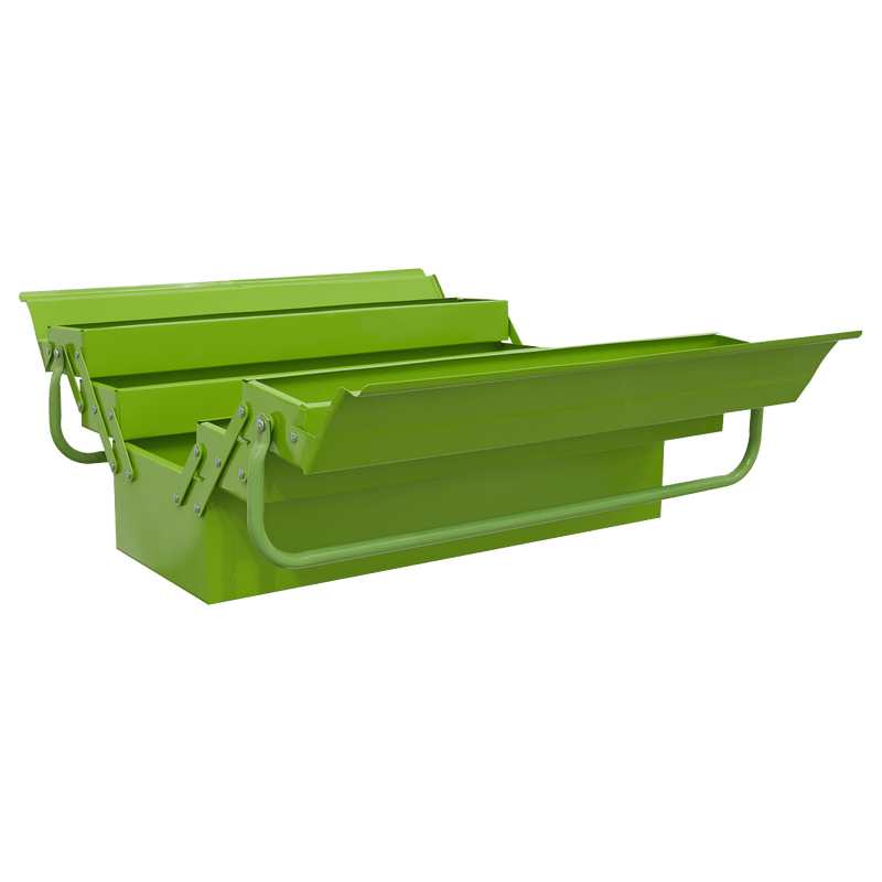 Sealey Tool Storage 530mm 4 Tray Cantilever Toolbox Green-AP521HV 5054630093098 AP521HV - Buy Direct from Spare and Square