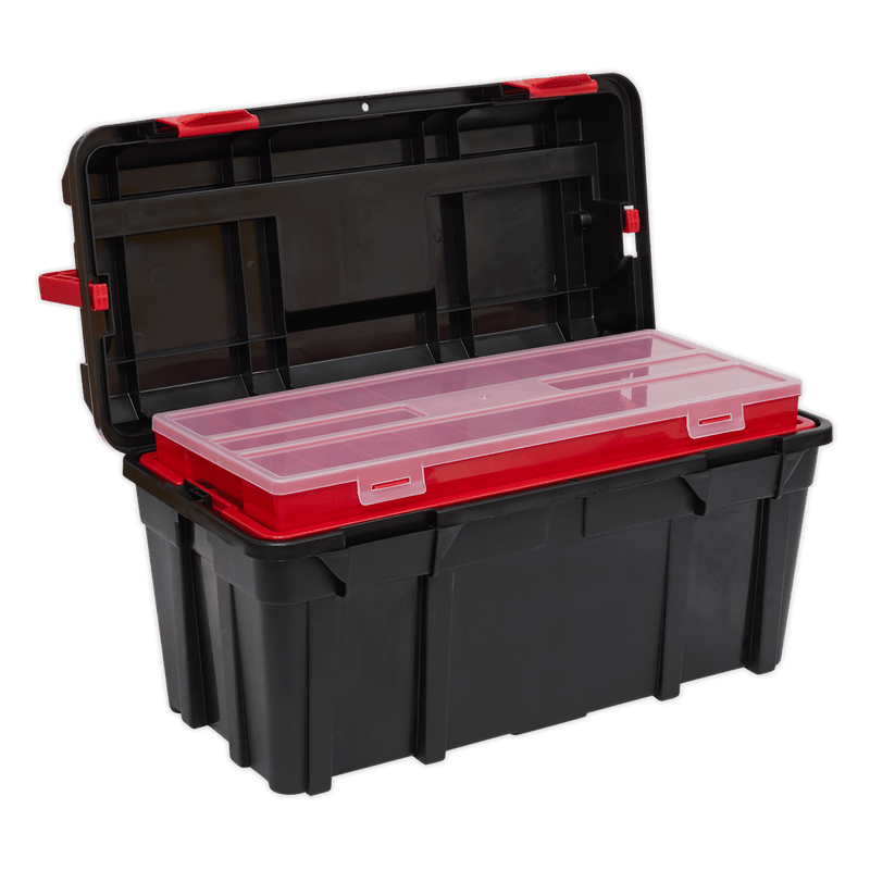 Sealey Tool Storage 580mm Toolbox with Locking Carry Handle-AP580LH 5054511480221 AP580LH - Buy Direct from Spare and Square