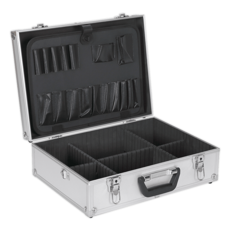 Sealey Tool Storage Aluminium Tool Case - Square Edges-AP603 5024209109093 AP603 - Buy Direct from Spare and Square