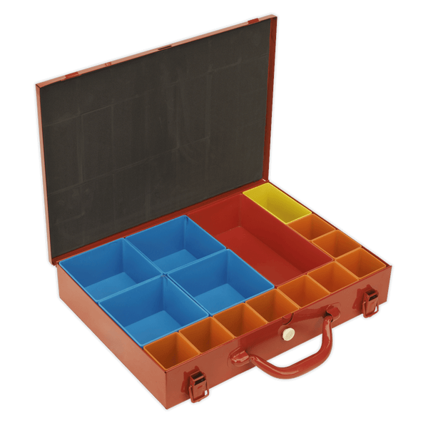Sealey Tool Storage Metal Case with 15 Storage Bins-APMC15 5024209841627 APMC15 - Buy Direct from Spare and Square