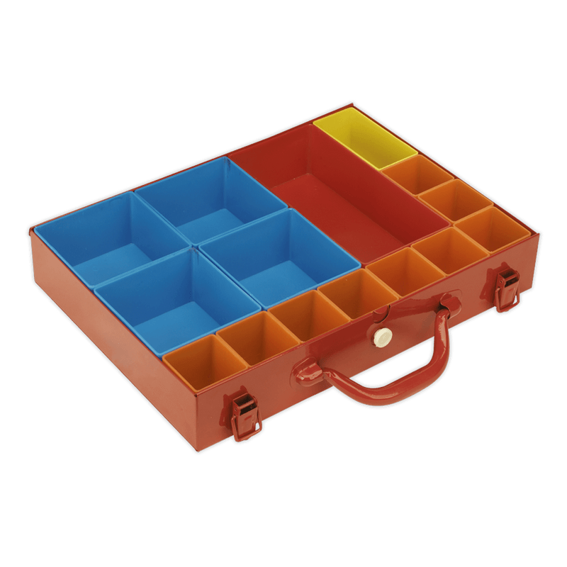 Sealey Tool Storage Metal Case with 15 Storage Bins-APMC15 5024209841627 APMC15 - Buy Direct from Spare and Square
