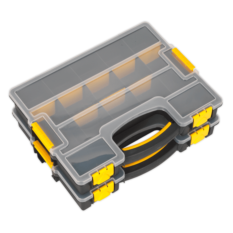 Sealey Tool Storage Stackable Parts Storage Case with Removable Compartments-APAS15A 5051747861299 APAS15A - Buy Direct from Spare and Square