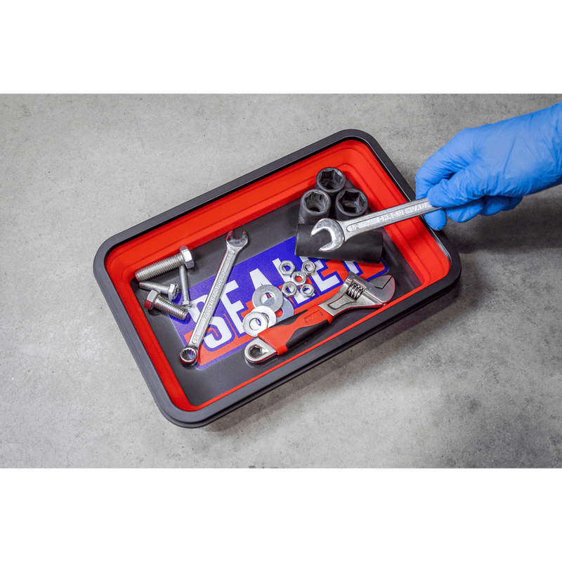 Sealey Tool Trays Collapsible Magnetic Parts Tray - Set of 3-APCMTS 5054630265044 APCMTS - Buy Direct from Spare and Square