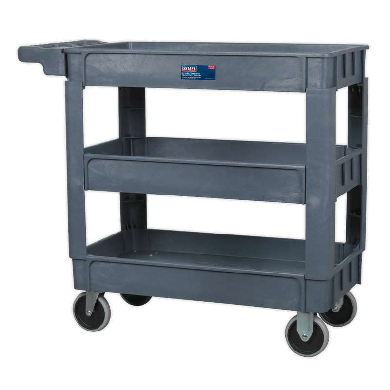 Sealey Tool Trolleys 3-Level Composite Heavy-Duty Trolley-CX203 5051747592650 CX203 - Buy Direct from Spare and Square