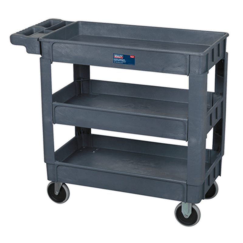 Sealey Tool Trolleys 3-Level Composite Heavy-Duty Trolley-CX203 5051747592650 CX203 - Buy Direct from Spare and Square