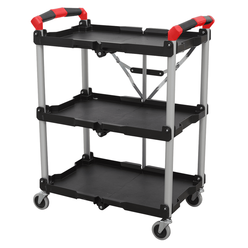 Sealey Tool Trolleys 3-Level Folding Workshop Trolley-CX314 5054511633191 CX314 - Buy Direct from Spare and Square