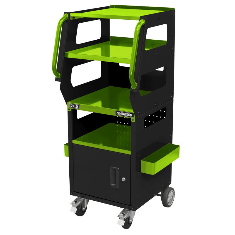 Sealey Tool Trolleys 4-Level Multipurpose Trolley for Diagnostics-APDT435 5054630163074 APDT435 - Buy Direct from Spare and Square