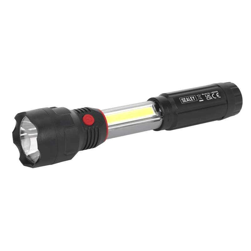 Sealey Torches 3W LED & 3W COB LED Torch/Inspection Light-LED069 5054511190366 LED069 - Buy Direct from Spare and Square