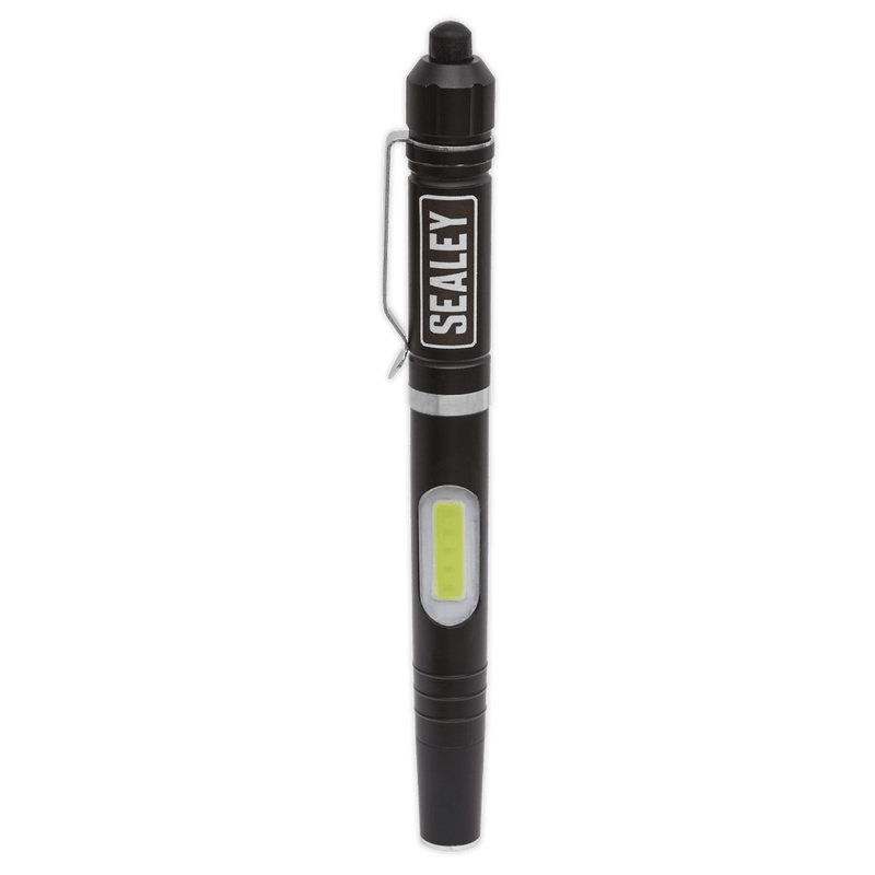 Sealey Torches 3W SMD & 1W COB LED Aluminium Penlight-LED016 5054511602685 LED016 - Buy Direct from Spare and Square