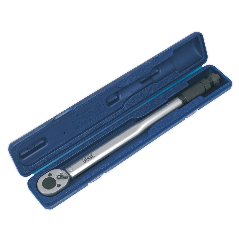 Sealey Torque Wrenches 1/2"Sq Drive Calibrated Micrometer Torque Wrench-AK624 5024209231473 AK624 - Buy Direct from Spare and Square