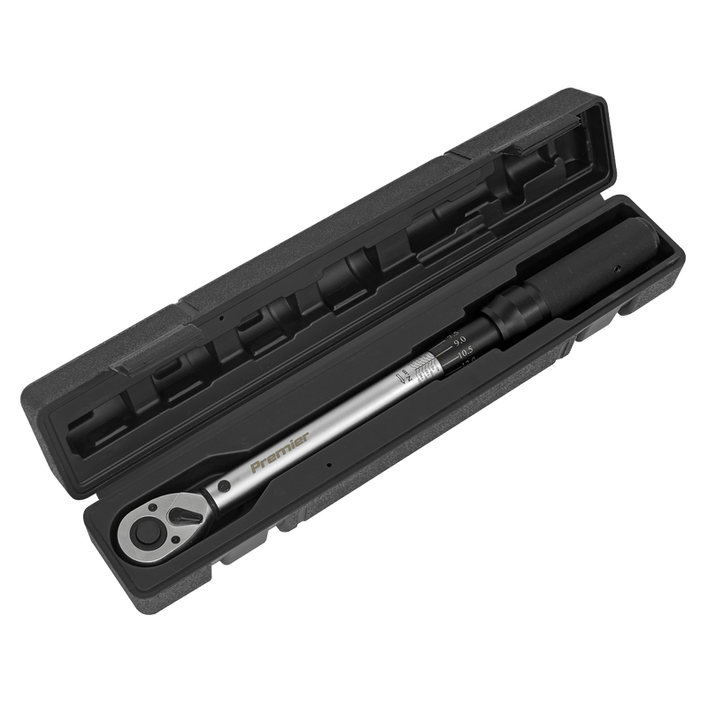 Sealey Torque Wrenches 1/2"Sq Drive Torque Wrench Micrometer Style 40-210Nm-STW400 5054630202506 STW400 - Buy Direct from Spare and Square