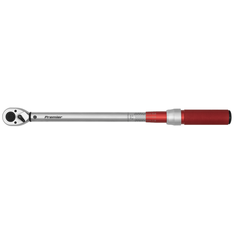 Sealey Torque Wrenches 1/2"Sq Drive Torque Wrench Micrometer Style 40-220Nm - Calibrated-STW904 5054511848144 STW904 - Buy Direct from Spare and Square