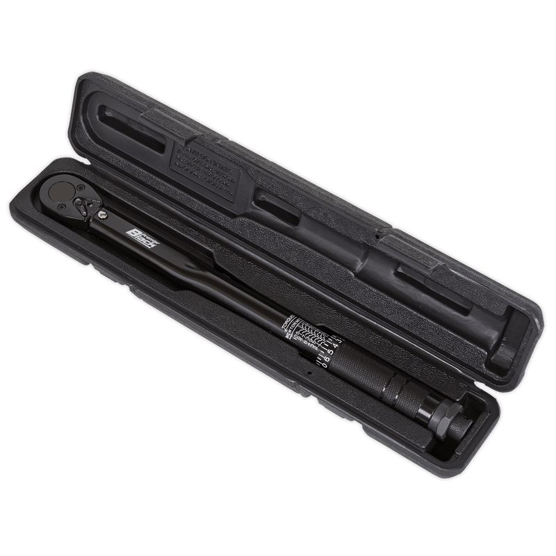 Sealey Torque Wrenches 3/8"Sq Drive Calibrated Micrometer Torque Wrench - Black Series-AK623B 5054511267549 AK623B - Buy Direct from Spare and Square