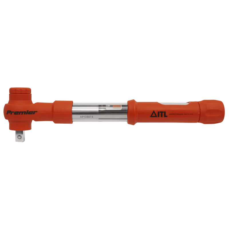 Sealey Torque Wrenches Calibrated 1/2"Sq Drive Insulated Micrometer Torque Wrench 12-60Nm-STW804 5054630152849 STW804 - Buy Direct from Spare and Square