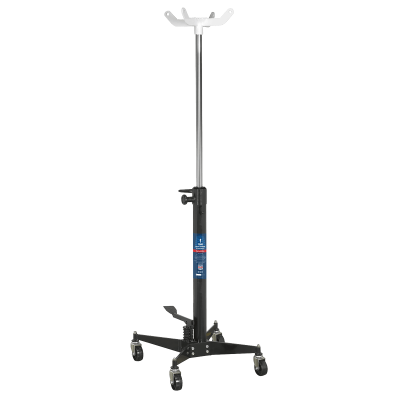 Sealey Transmission Jacks - Vertical 1 Tonne Vertical Transmission Jack with Quick Lift-1000TRQ 5024209833332 1000TRQ - Buy Direct from Spare and Square