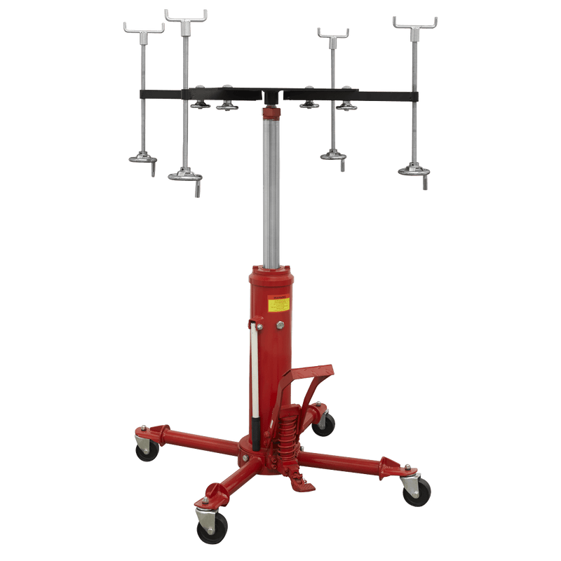 Sealey Transmission Jacks - Vertical Subframe Cradle and 500kg Transmission Jack Combo-SFC500COMBO 5054630284083 SFC500COMBO - Buy Direct from Spare and Square