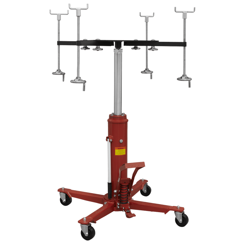 Sealey Transmission Jacks - Vertical Subframe Cradle and 800kg Transmission Jack Combo-SFC800COMBO 5054630284106 SFC800COMBO - Buy Direct from Spare and Square