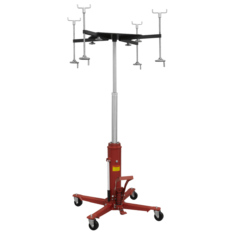 Sealey Transmission Jacks - Vertical Subframe Cradle and 800kg Transmission Jack Combo-SFC800COMBO 5054630284106 SFC800COMBO - Buy Direct from Spare and Square