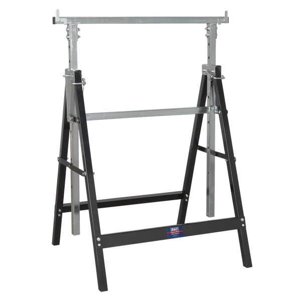 Sealey Trestles Fold Down Telescopic Trestle - 200kg Capacity-FDT3 5024209695893 FDT3 - Buy Direct from Spare and Square