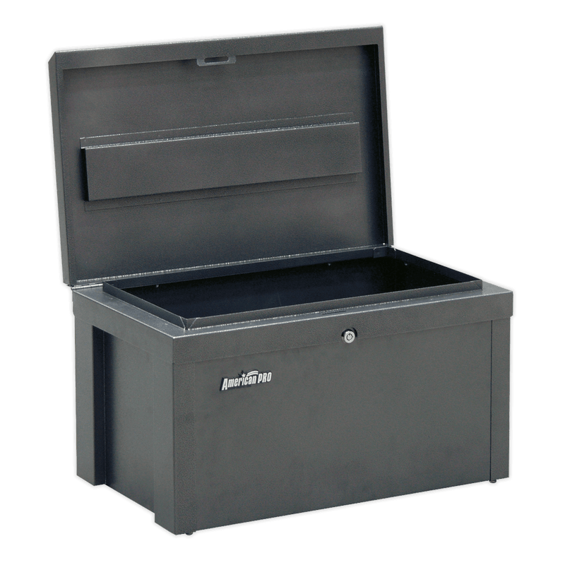 Sealey Truck & Site Boxes Steel Storage Chest 565 x 350 x 320mm-SB565 5024209842242 SB565 - Buy Direct from Spare and Square