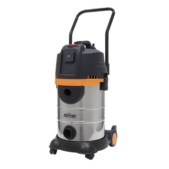 Sealey Vacuum Cleaner Sealey 1200w - 30L Wet and Dry Vacuum - Twin Stage Motor - Cyclonic Technology PC300BL - Buy Direct from Spare and Square