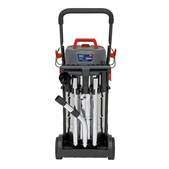 Sealey Vacuum Cleaner Sealey 1500w - 240v Wet and Dry Vacuum Cleaner - M Class Filtration - 38l PC380M - Buy Direct from Spare and Square