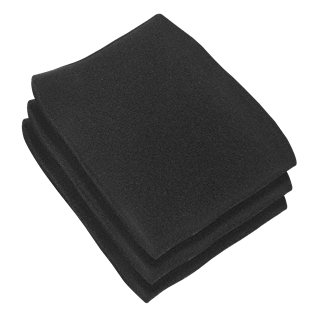 Sealey Vacuum Spares Genuine Sealey Foam Filter Pads For PC380M Models - Pack of 3 PC380MFF - Buy Direct from Spare and Square