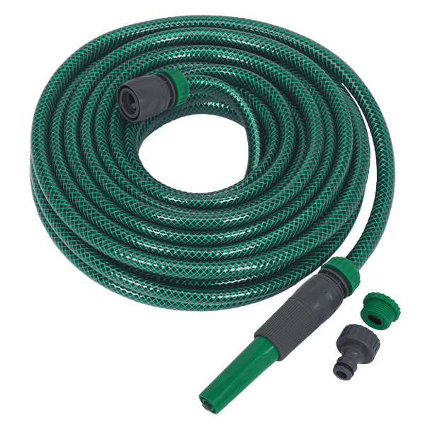 Sealey Water Hoses 15m Water Hose with Fittings-GH15R/12 5024209242899 GH15R/12 - Buy Direct from Spare and Square