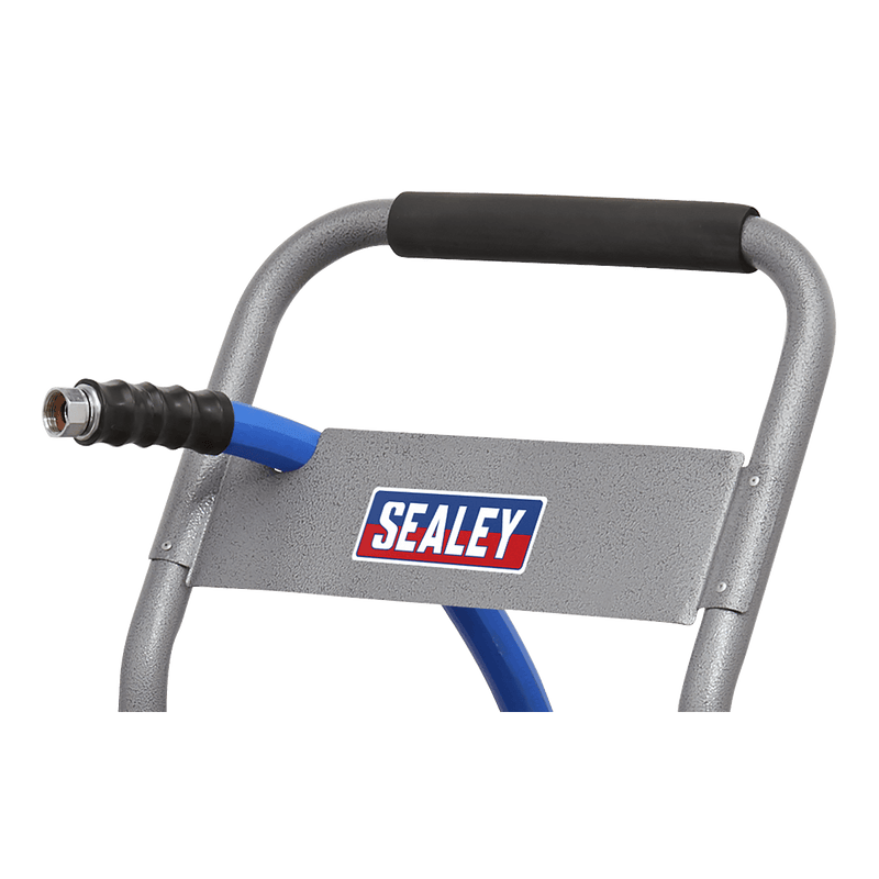 Sealey Water Hoses Heavy-Duty Hose Reel Cart with 30m Heavy-Duty Ø19mm Hot & Cold Rubber Water Hose-HRKIT30 5054630228315 HRKIT30 - Buy Direct from Spare and Square
