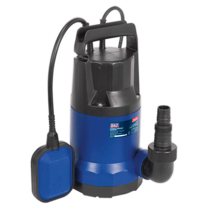 Sealey Water Pumps 100L/min Automatic Submersible Water Pump-WPC100A 5024209737197 WPC100A - Buy Direct from Spare and Square