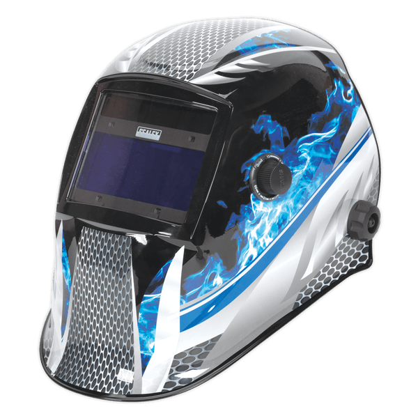 Sealey Welding Accessories Auto Darkening Welding Helmet - Shade 9-13-PWH601 5054511139358 PWH601 - Buy Direct from Spare and Square