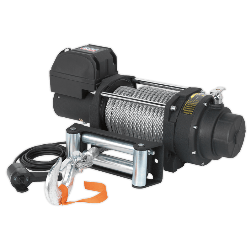 Sealey Winches 12V Industrial Recovery Winch 8180kg(18000lb) Line Pull-RW8180 5051747814141 RW8180 - Buy Direct from Spare and Square