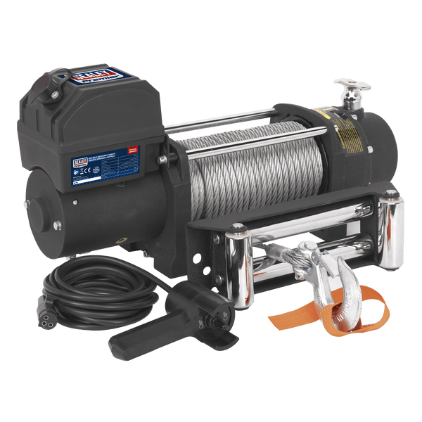 Sealey Winches 12V Self-Recovery Winch 4300kg (9500lb) Line Pull-SRW4300 5051747814219 SRW4300 - Buy Direct from Spare and Square