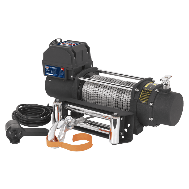 Sealey Winches 12V Self-Recovery Winch 4300kg (9500lb) Line Pull-SRW4300 5051747814219 SRW4300 - Buy Direct from Spare and Square