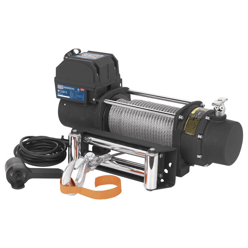 Sealey Winches 12V Self-Recovery Winch 5450kg (12000lb) Line Pull-SRW5450 5051747814226 SRW5450 - Buy Direct from Spare and Square