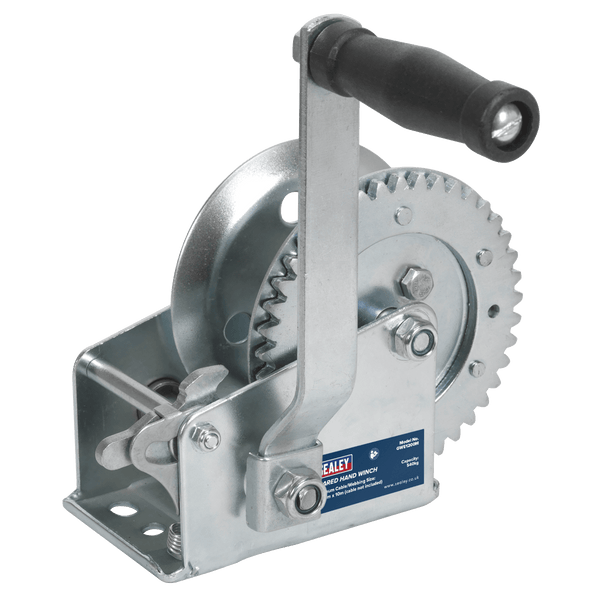 Sealey Winches 540kg Capacity Geared Hand Winch-GWE1200M 5051747772090 GWE1200M - Buy Direct from Spare and Square