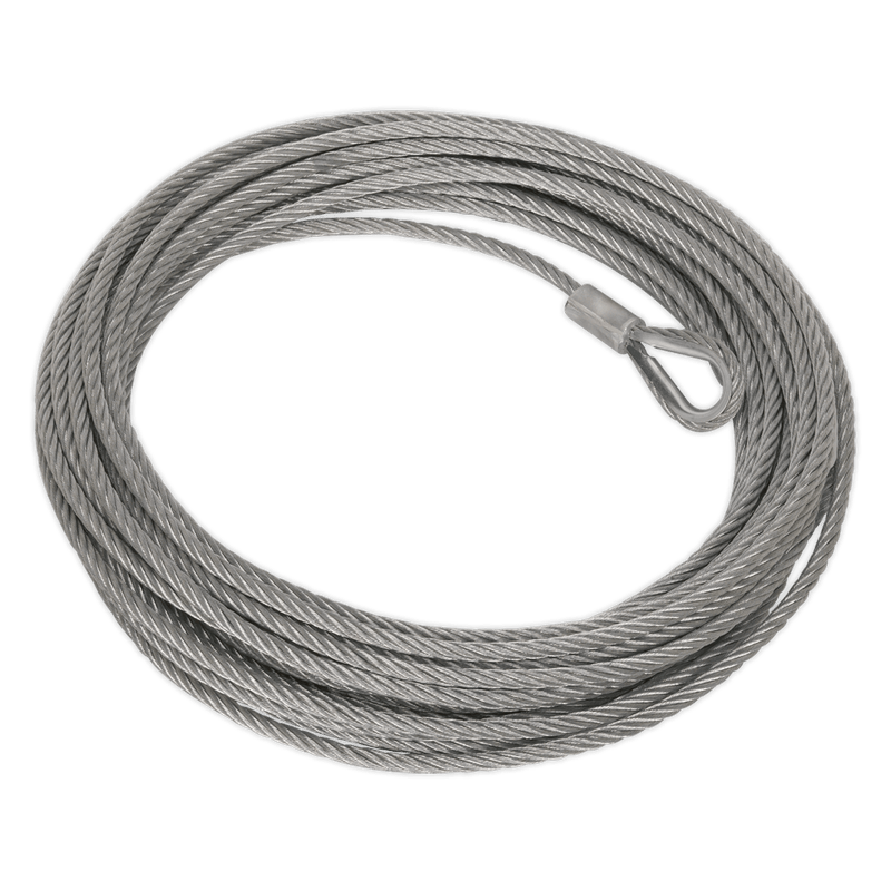 Sealey Winches Ø13mm x 25m Wire Rope for RW8180-RW8180.WR 5051747814158 RW8180.WR - Buy Direct from Spare and Square