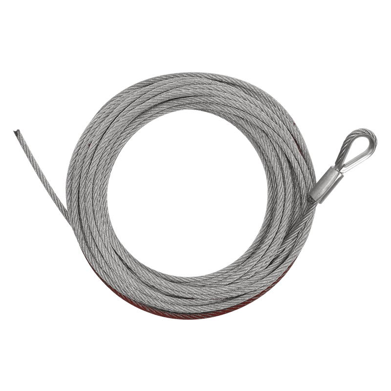 Sealey Winches Ø4.8mm x 12m Wire Rope for ATV1000W-ATV1000W.WR 5054630289194 ATV1000W.WR - Buy Direct from Spare and Square