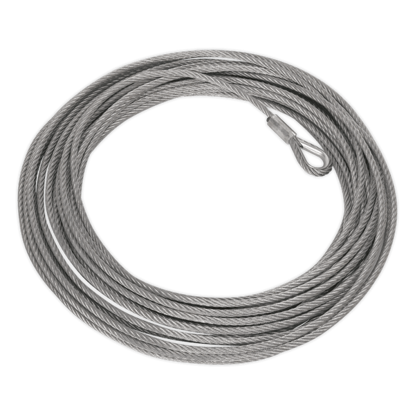 Sealey Winches Ø9.2mm x 26m Replacement Wire Rope for SRW4300 & SRW5450-SRW5450.WR 5051747814240 SRW5450.WR - Buy Direct from Spare and Square