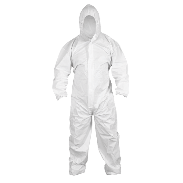 Sealey Work Clothing Type 5/6 Disposable Coverall - Extra-Large-9602XL 5054630287770 9602XL - Buy Direct from Spare and Square