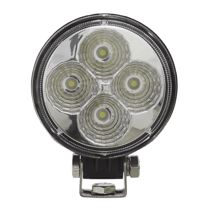 Sealey Work Lights 12W SMD LED Mini Round Worklight with Mounting Bracket-LED1R 5054511634532 LED1R - Buy Direct from Spare and Square