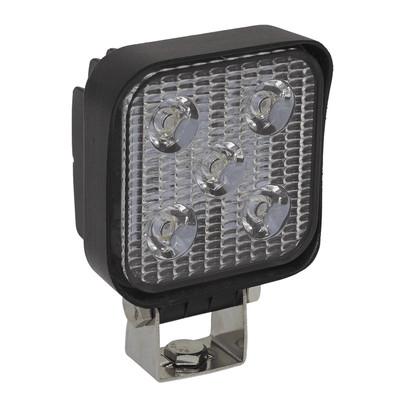 Sealey Work Lights 15W SMD LED Mini Square Worklight with Mounting Bracket-LED2S 5054511634662 LED2S - Buy Direct from Spare and Square