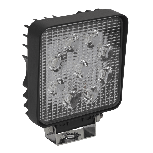 Sealey Work Lights 27W SMD LED Square Worklight with Mounting Bracket-LED3S 5054511634631 LED3S - Buy Direct from Spare and Square