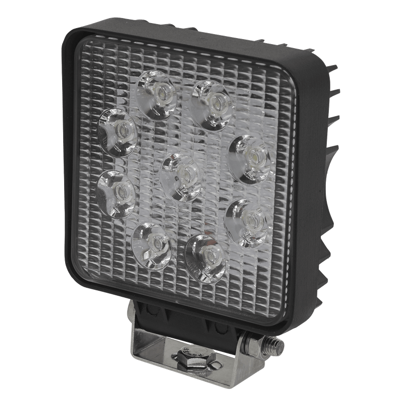Sealey Work Lights 27W SMD LED Square Worklight with Mounting Bracket-LED3S 5054511634631 LED3S - Buy Direct from Spare and Square